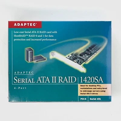 [Adaptec] Serial ATA II RAID Controller Card | AAR-1420SA Kit 4-Port PCI-X - Image 1 of 4