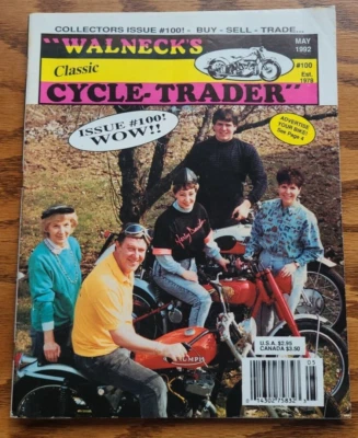 Walnecks Classic Cycle Trader Magazine May 1992 Harley Davidson 250 Sprint - Image 1 of 4