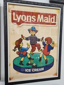 Lyons Maid Art incorniciato A4 repro - Foto 1 di 1