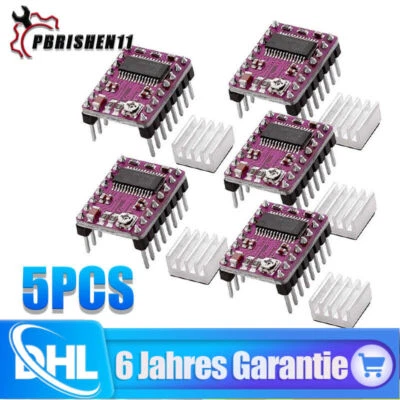 5 Stk DRV8825 Stepper Motor Treiber Driver Schrittmotor Für 3D Drucker RepRap - Bild 1 von 4