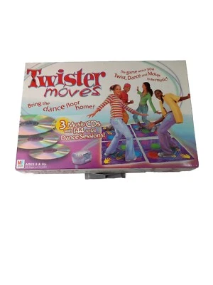 Twister Moves 2003 MB Games Age 8+ 1-4 Player 4cd Dance Move Game Complete - Image 1 of 4