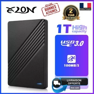 Disque Dur Externe Portable HDD 1To USB 3.0 Stockage Haute Vitesse PC TV PS - Photo 1/11