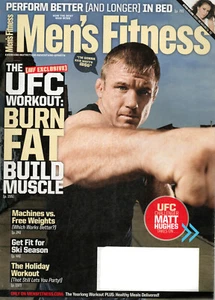 Men's Fitness Magazine December 2007 January 2008 Matt Hughes Alyssa Milano  - Picture 1 of 3