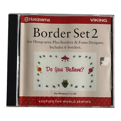 Border Set 2 Husqvarna Viking Plus Borders & Font Designer Software for  Windows - Image 1 of 4