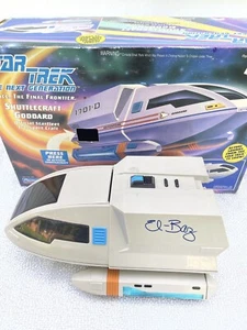 Star Trek The Next Generation Shuttlecraft Goddard 1992 Signed El-Baz Open Box - Picture 1 of 14