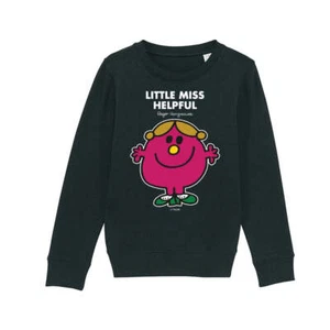 Mr Men Sweatshirt Little Miss Helpful Long Sleeve Kids Unisex Jumper Pullover - Picture 1 of 16