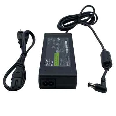 Adaptador de corriente alterna original Sony para cargador de computadora portátil Sony VAIO PCGA-AC19V1 Foto 1 de 4