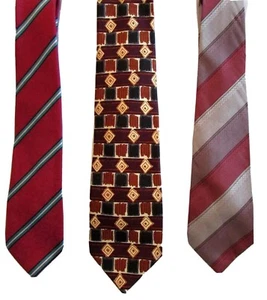 3 x Krawatten Vintage Retro Funky Multi Print Tootal Jeans Latour Pierre - Bild 1 von 5