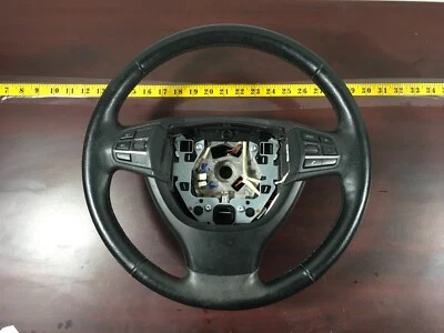 2011-2016 BMW 528i 535i 550i Steering  Wheel leather OEM . - Image 1 of 4