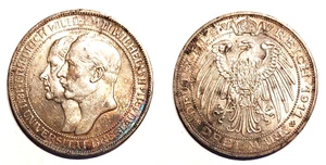 Deutschland Kaiserreich Preussen 3 Mark 1911 A, Universität Breslau, Silber, ss - Bild 1 von 3