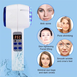 Electric Cryotherapy Hot Cold Hammer Facial Lifting Wrinkles Removal Massager - Picture 1 of 18