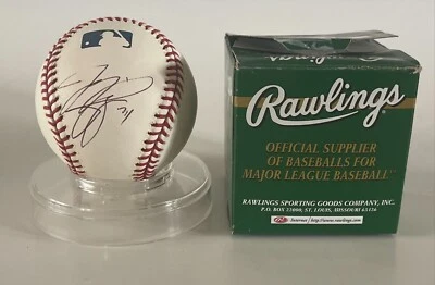 MIKE PIAZZA AUTOGRAPHED SIGNED OMLB BASEBALL JSA CERTIFIED NEW YORK MET - Image 1 of 4