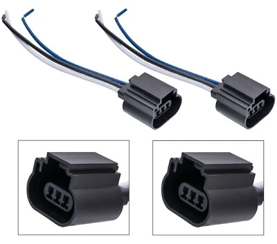 Wire Pigtail Female P 9008 H13 Two Harness Head Light Bulb Socket Connector Plug - Image 1 of 4