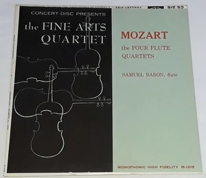 THE FINE ARTS QUARTET MOZART - LOTE DE 2 LP - Imagen 1 de 4