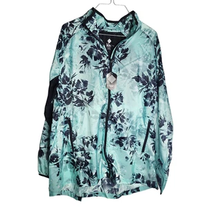 Lularoe Rise Collection Lightweight Floral Workout Jacket XL Full Zip New - Picture 1 of 7