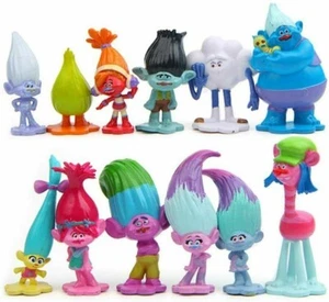 trolls figures Cake Toppers toys Kids Birthday Decoration Kids Party bag filler - Picture 1 of 6