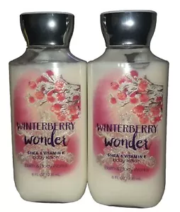 NUOVA lozione corpo Bath and Body Works WINTERBERRY WONDER lotto di 2 taglia intera - Foto 1 di 4