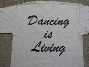 Vtg 90s SCHOOL OF BALLET Lake Oswego T-SHIRT Youth MED Dance Is Life Living USA - Picture 1 of 8