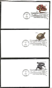 US SC # 3814-3818Reptiles And Amphibians FDC. Ready For Cachet. - Picture 1 of 2
