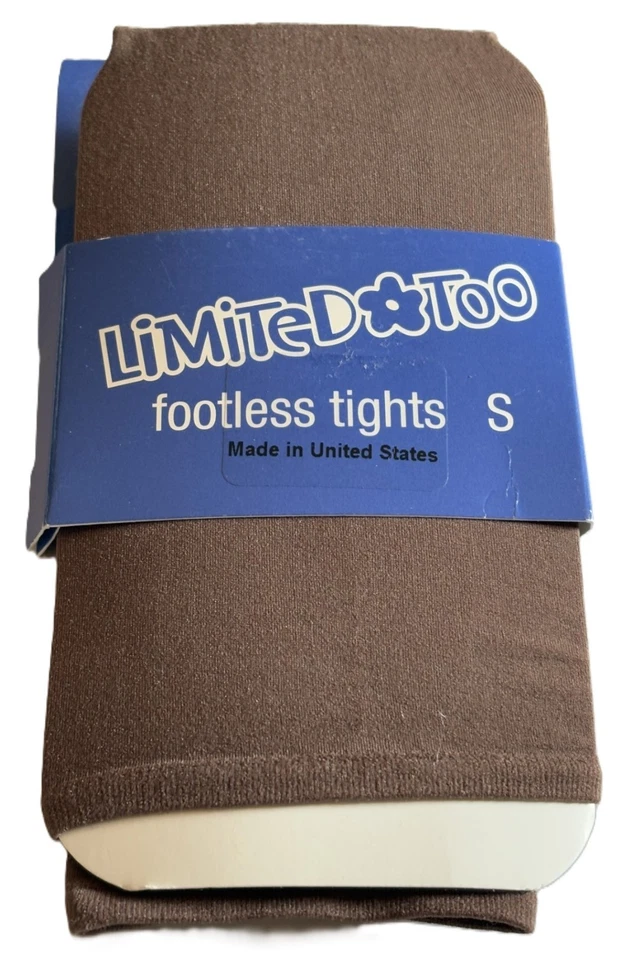 Nuevas Medias Sin Pies Vintage Limitadas Demasiado Marrón Talla S Pequeñas Nuevas en Paquete Nuevas con Etiquetas Foto 1 de 1