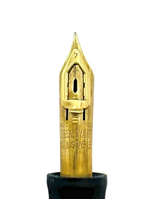 Caneta-tinteiro ajustável Wahl Eversharp nova na caixa, não. Peça de unidade de ouro 7, 14K nova na caixa - Imagem 1 de 4