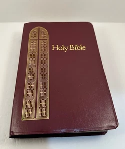 Vintage Heilige Bibel KJV Riesendruck rote Buchstabenausgabe Nelson Regency Bibel 885CBG - Bild 1 von 10