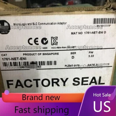 COMUNICACIÓN 1761-NET-ENI MICROLOGIX Y SLC NUEVO FedEx o DHL Foto 1 de 4