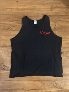 Vintage 90’s The Crow Movie Promo Tank Top Black Men’s Size XL - Bild 1 von 7