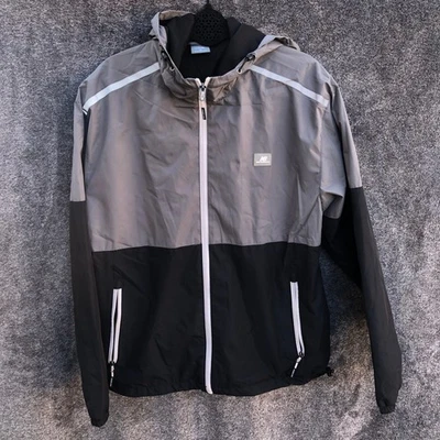 New Balance Jacket Mens M Medium Multicolor Full Zip Windbreaker Athletic Coat - Image 1 of 4