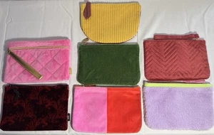 Bolsas de cosméticos de maquillaje vacías Ipsy ¡TODAS SUAVES Y ESPONJOSAS textura! Lote de 7 - Imagen 1 de 6