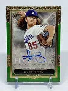 Dustin May 2020 Topps Five Star Autograph Green Parallel 3/15 Rookie RC Auto - Picture 1 of 3