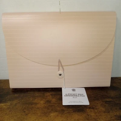 U Brand Expandable 13 Pocket File Organizer Durable Poly Document Holder  - Image 1 of 4