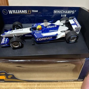 Minichamps 1/18 Williams F1 2001 R. Schumacher modelo de coche de carreras azul - Imagen 1 de 4