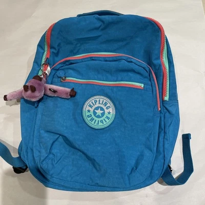 Mochila para portátil Kipling Seoul grande 17" azul cielo azul nueva sin etiquetas Foto 1 de 4