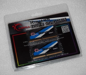 G.SKILL RIPJAWS 32GB ZESTAW 2x16GB DDR4-3200AA 3200MHz PC4-25600 LAPTOP PAMIĘĆ RAM - Zdjęcie 1 z 5