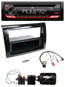 JVC CD DAB USB Bluetooth Lenkrad Autoradio für Fiat Bravo 2007-2014 - Bild 1 von 9