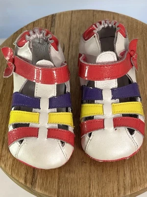 Sandalia Robeez Sara Bonita en Rosa Talla 18 - 14mn Foto 1 de 4