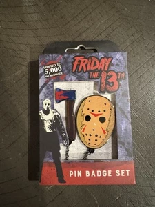 Juego de insignias Fanattik Friday 13th Pin LE 5.000 NUEVO - Imagen 1 de 4