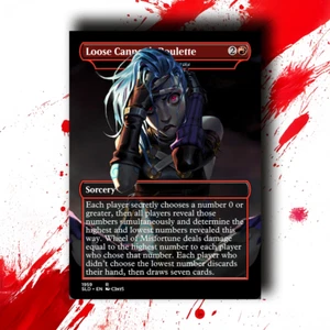 Wheel of Misfortune - Loose Cannon's Roulette Jinx Arcane MTG Commander Foil - Bild 1 von 2