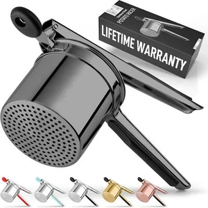 Large 15oz Potato Ricer, Heavy Duty Stainless Steel Potato Masher and Ricer - Picture 1 of 40
