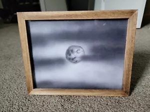 Moon Night Framed Wall Art Nature Home Decor - Picture 1 of 6