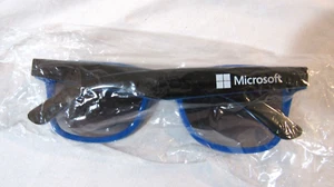 Microsoft Sonnenbrille Promo UV-Schutz Blau & Schwarz Neu Versiegelt - Bild 1 von 4