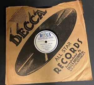 wlp ELLA FITZGERALD Lover's Gold / Black Coffee 1949 promo Decca 24646 - Picture 1 of 4