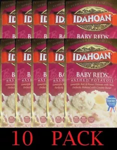10x Idahoan BABY REDS With Skins & Creamy Butter Mashed Potatoes 4.1 oz 10 PACK - Picture 1 of 3