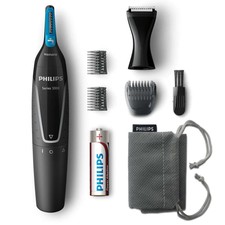 Philips Serie 5000 Batteriebetriebenes Nase, Ohr , Augenbrauen Trimmer Rasierer