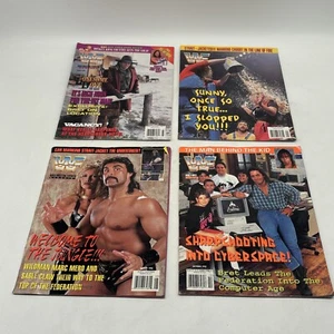 Vintage WWF Four (4) Magazine Lot!  - Picture 1 of 19