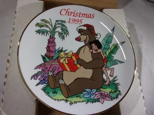 PLATO DE COLECCIÓN DISNEY ""PARA TI, BALOO"" PLATO DE NAVIDAD 1995 - Imagen 1 de 3
