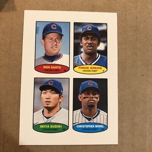 2023 Topps Heritage 1974 Baseball Stamps Cubs Ron Seiya Christopher #74BS 9-12