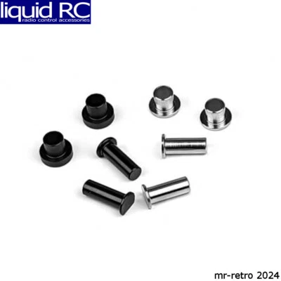 Tekno RC 9057B Spindle Pin/Sleeve Set (Revised Short/Long Eb/NB48 2.1) - Image 1 of 2