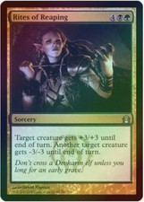 1 x Rites of Reaping - Foil - Return to Ravnica - LP - Magic The Gathering - MTG